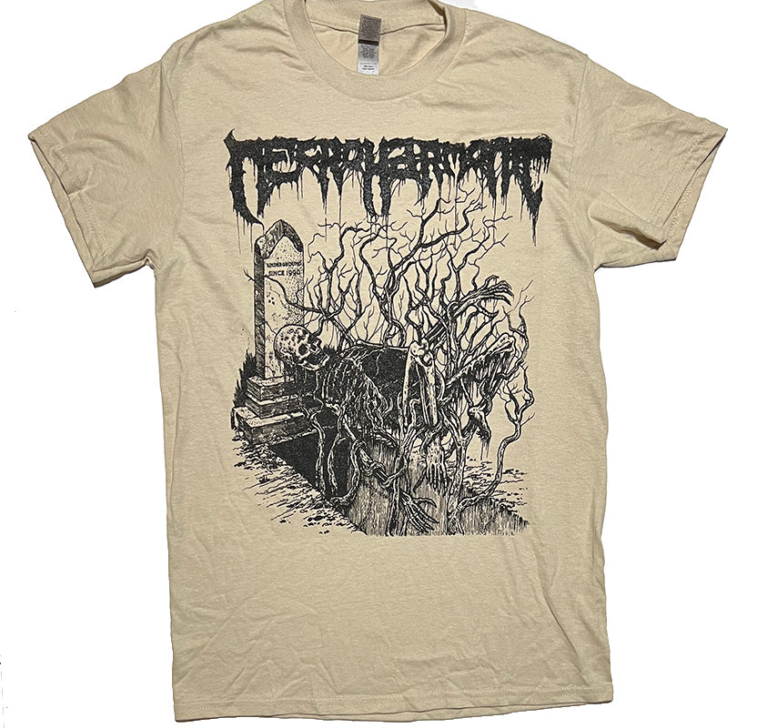 Necroharmonic " Underground since 1990 " Sand T-shirt Mark Riddick art Mark riddick artwork