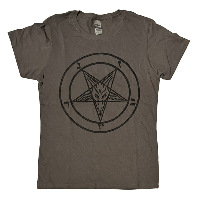 Pentagram - Gray Ladies T shirt