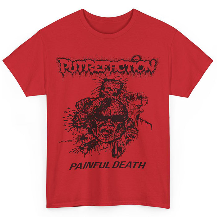 Putrefaction ( Swe ) " Painful Death " T shirt Red