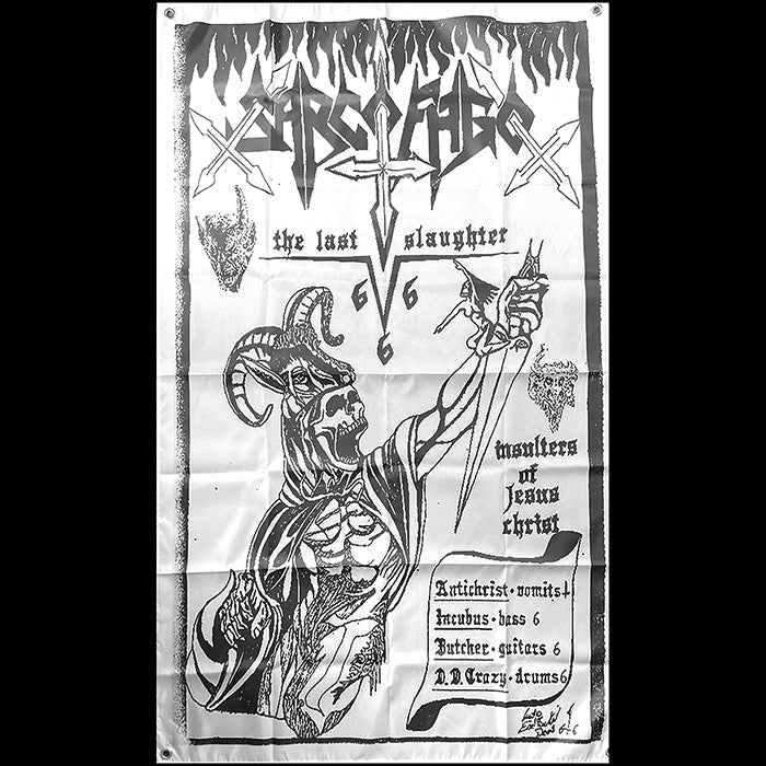 sarcofago insulter flag actual black metal brazil LP INRI The last slaughter