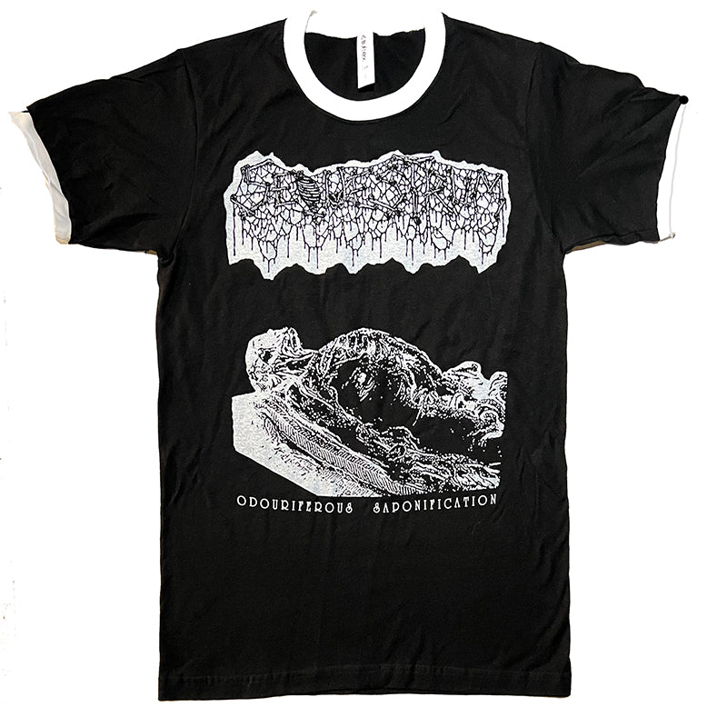 Sequestrum " Odouriferous Saponification " Ringer T shirt death metal ringer tee