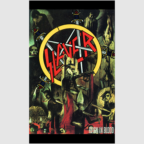 Slayer " Reign " Flag / Tapestry / Banner