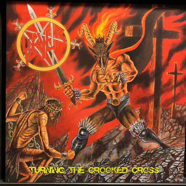Slayer " Turning The Crooked Cross " 2 LP Clear Double Vinyl