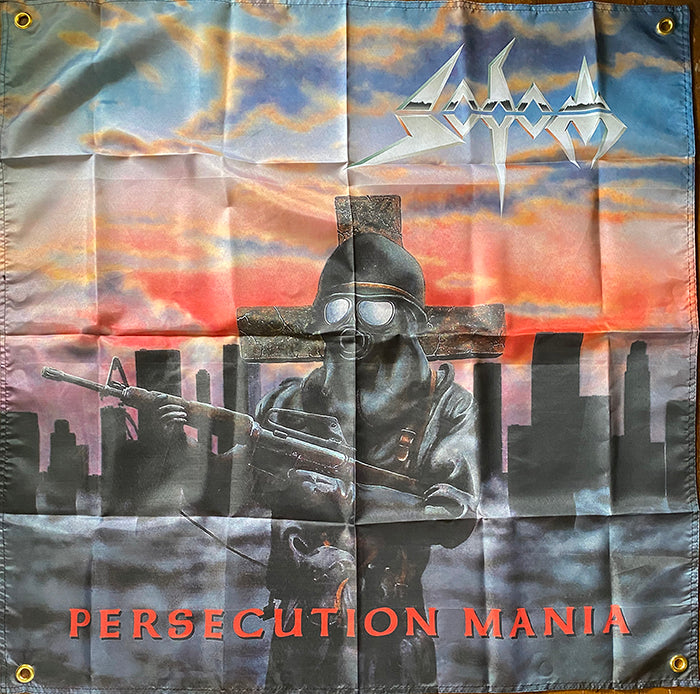 Sodom " Persecution Mania "- Flag / Banner / Tapestry