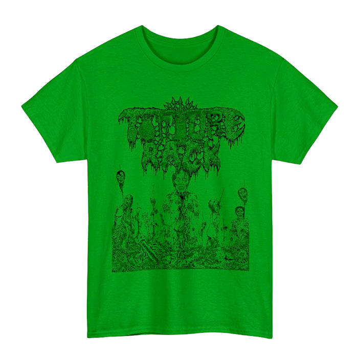 Torture Rack " Pit of Limbs " T shirt Green