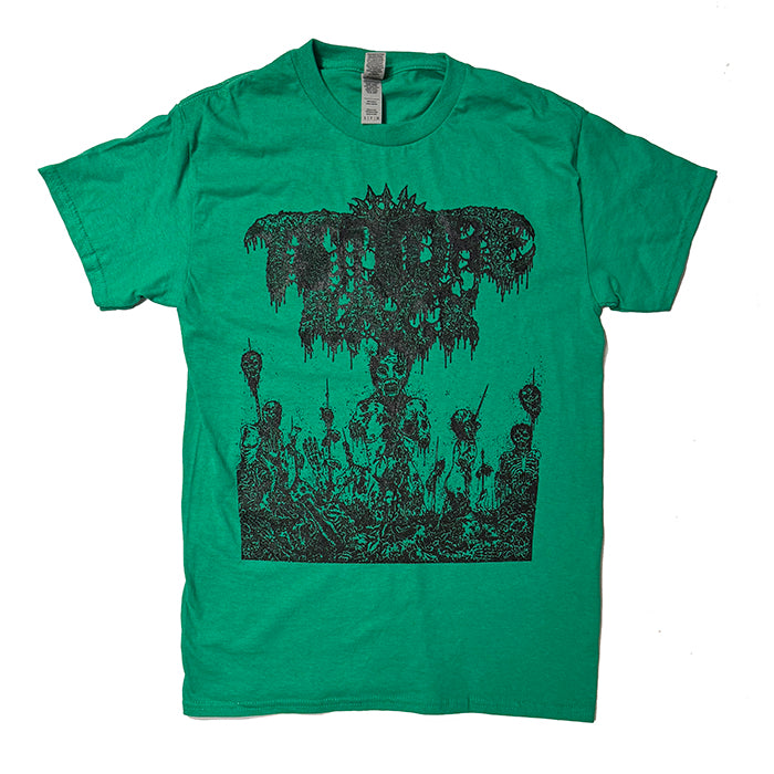Torture Rack " Pit of Limbs " T shirt Green
