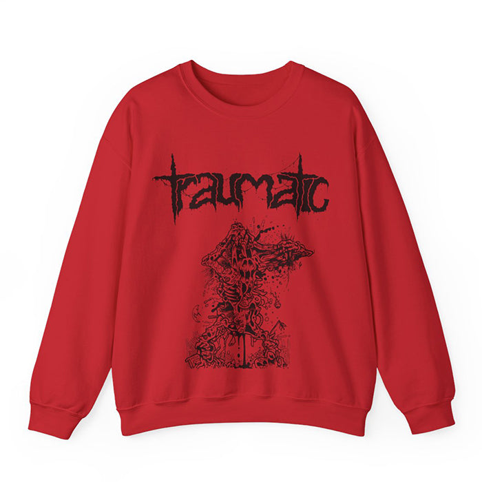 Traumatic Rancid Sweatshirt Red