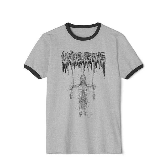 Undergang " Hanging Corpse " Ringer T shirt Gray