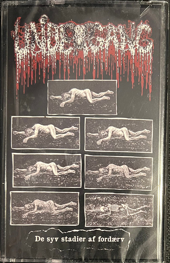 Undergang " De syv stadier af fordæv " Cassette Tape EU Version