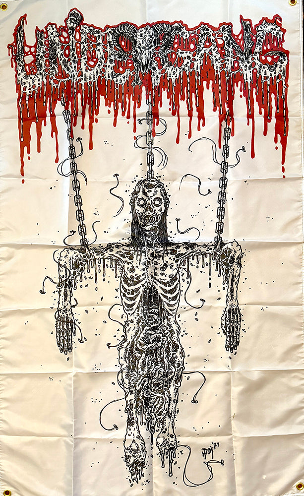 Undergang " Hanging Corpse " Flag Banner Tapestry