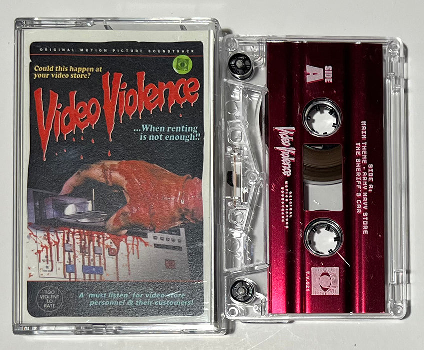 VIDEO VIOLENCE " Soundtrack " OST CASSETTE Tape horror ost horror ost cassette Horror soundtrack tape