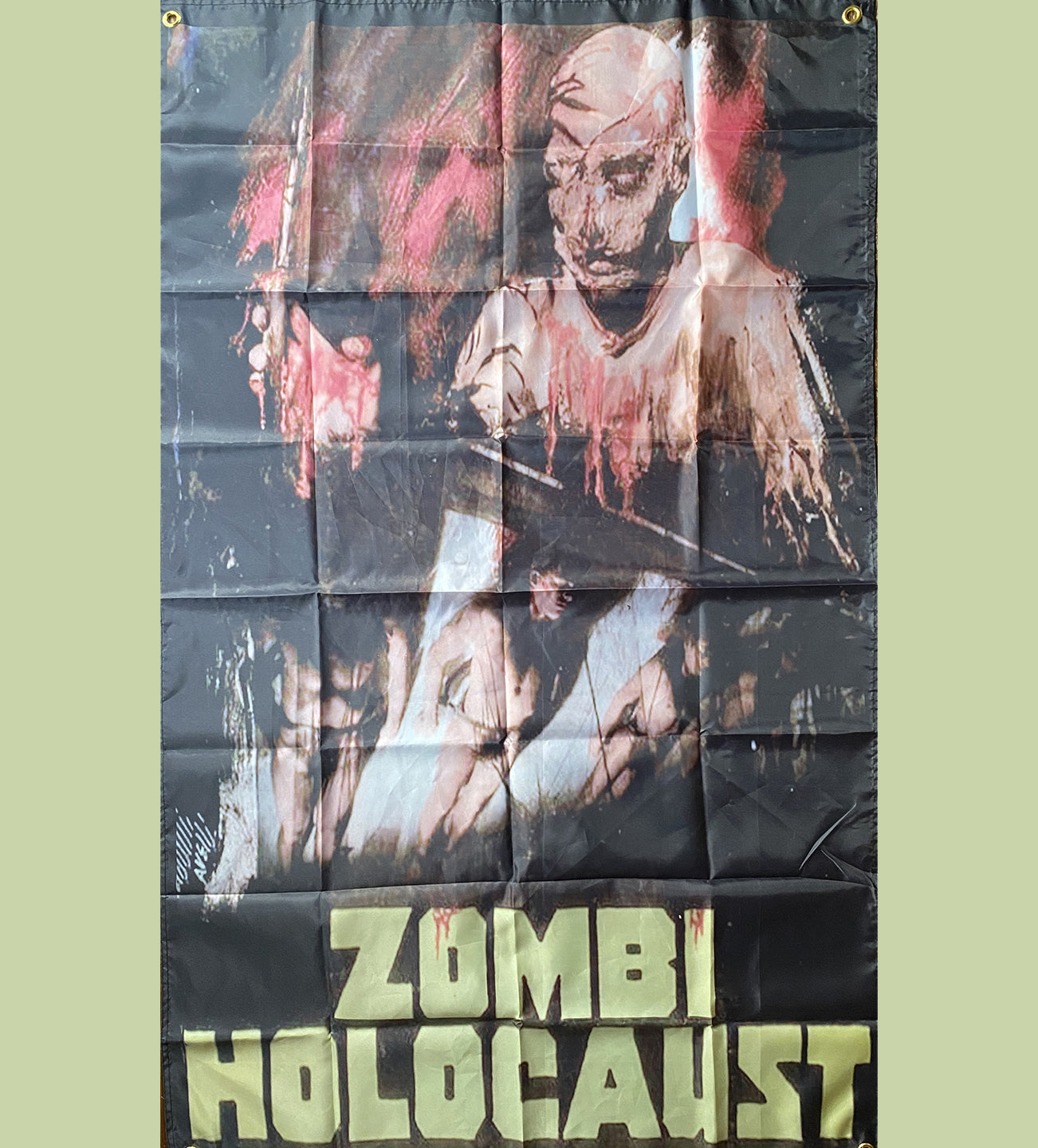Zombi Holocaust - Danish Poster - Flag / Banner / Tapestry DR BUTCHER MD