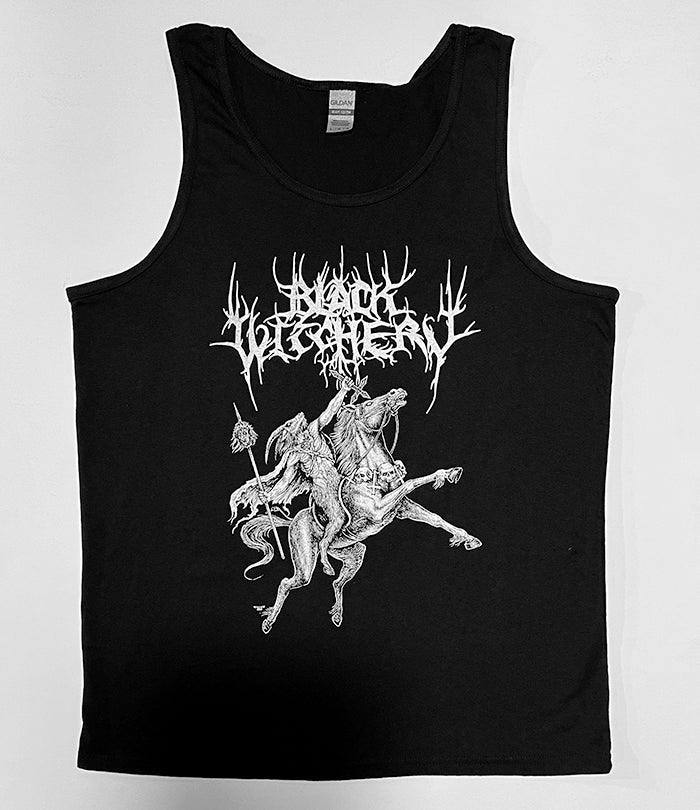black witchery flag black metal blasphemy tank top tanktop satan satanic samhain Moyen art