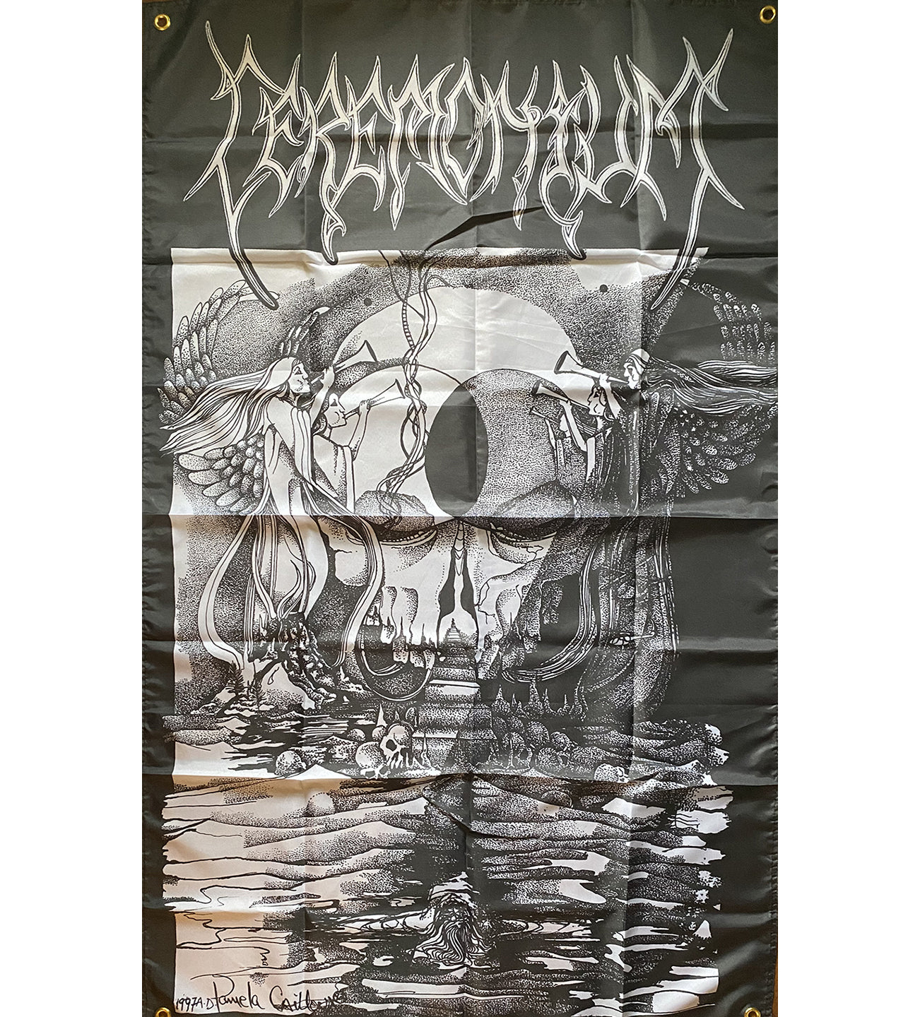 Ceremonium " Nightfall In Heaven " Flag / Banner / Tapestry