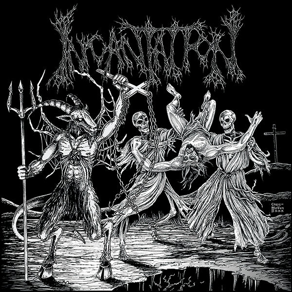 Incantation " Blasphemous Cremation " Flag / Banner / Tapestry