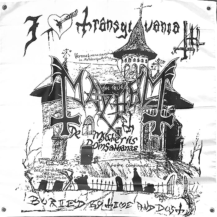 Mayhem " I Love Translyvania " Flag / Banner / Tapestry /