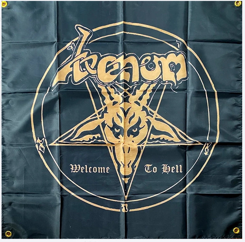 Venom " Welcome To Hell " Flag / Banner / Tapestry