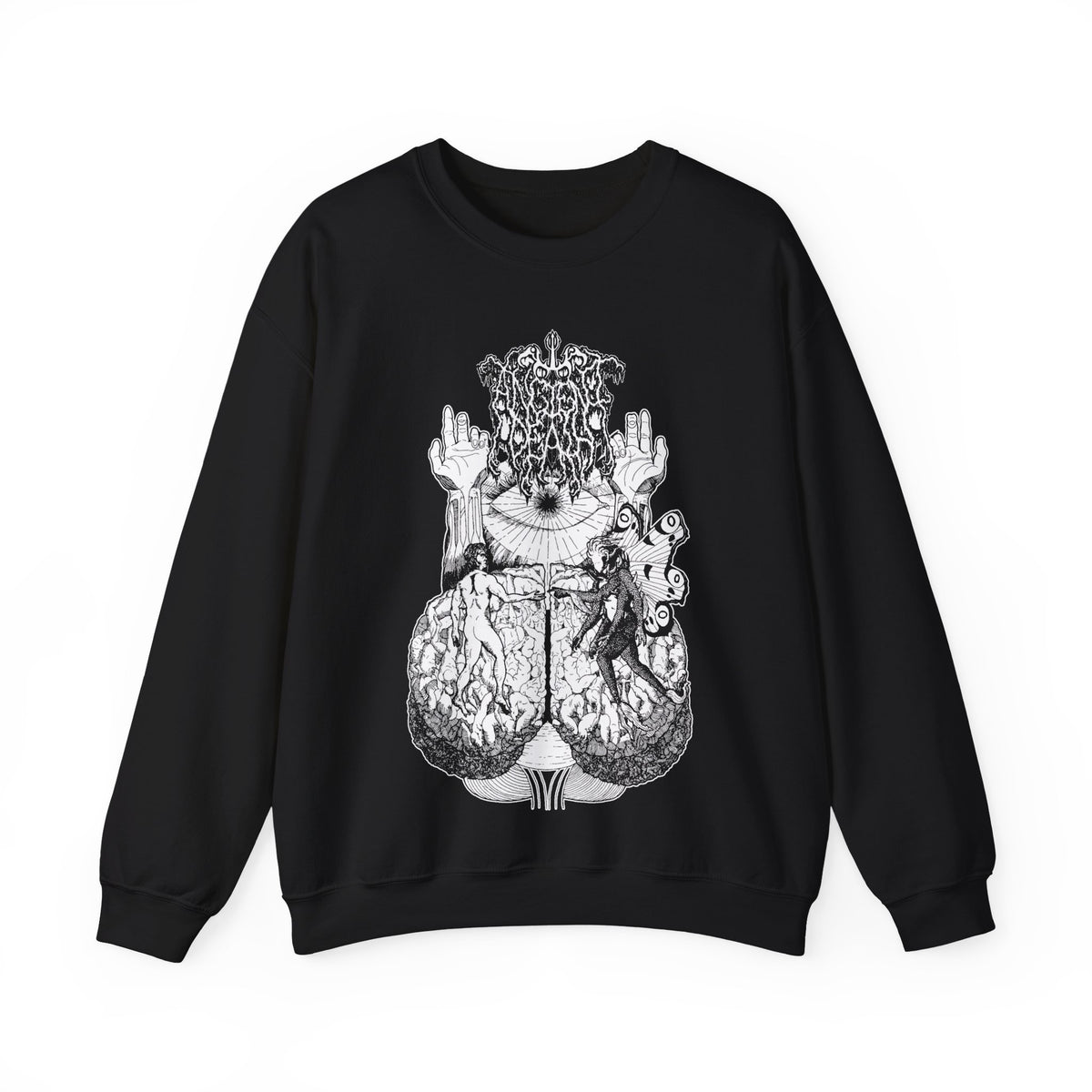 Ancient Death " Celestial Beings"  Crewneck Sweatshirt
