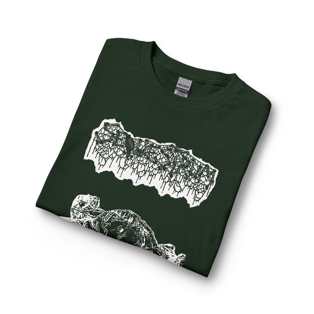Sequestrum " Odouriferous Saponification " Longsleeve Forest Green T-shirt