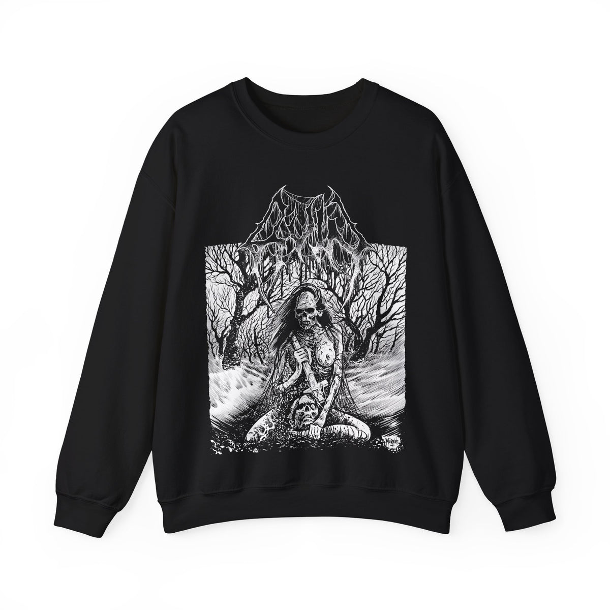 Ruin " Necrotemptor " Crewneck Sweatshirt