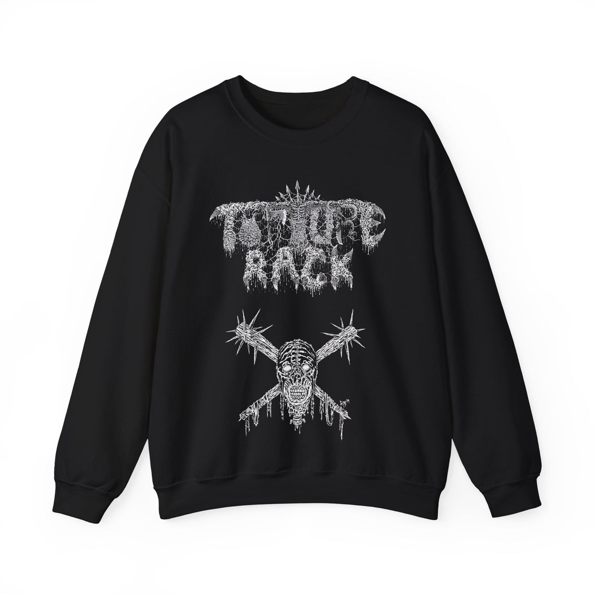 Torture Rack Head And Clubs Crewneck Sweatshirt