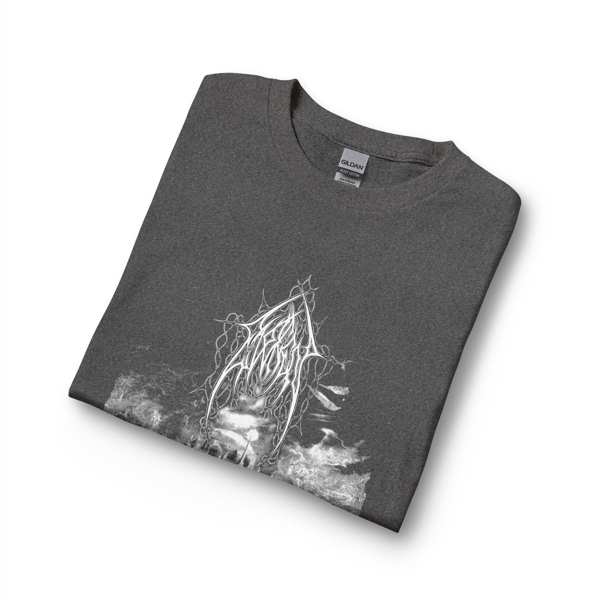 Evoken " Shades Of Night Descending " Longsleeve Graphite Heather T-shirt