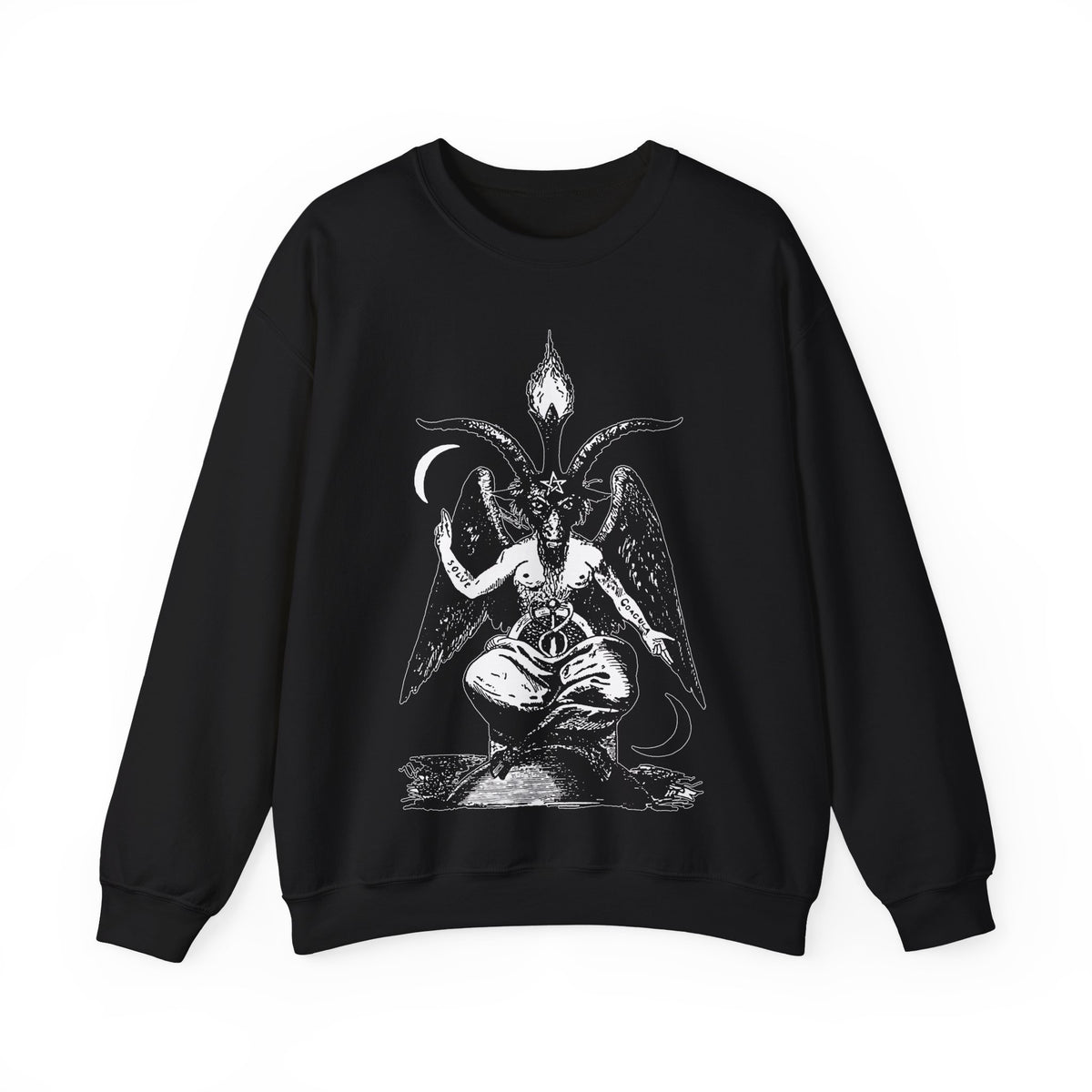 Baphomet Satanic Crewneck Sweatshirt