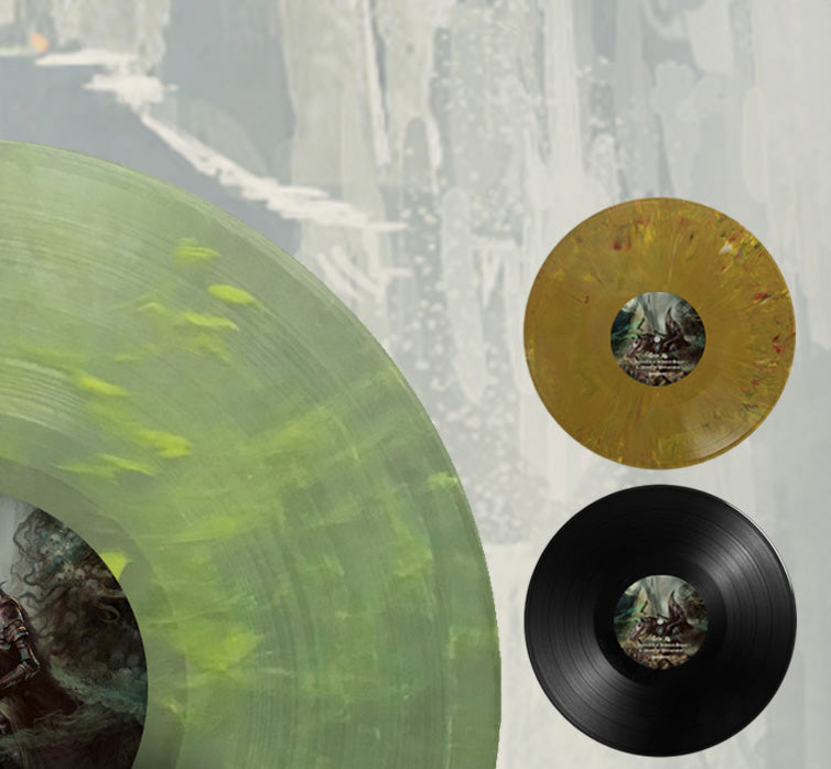 Disma " Earthendium " LP -  Opaque Swirl Green Earth End Version