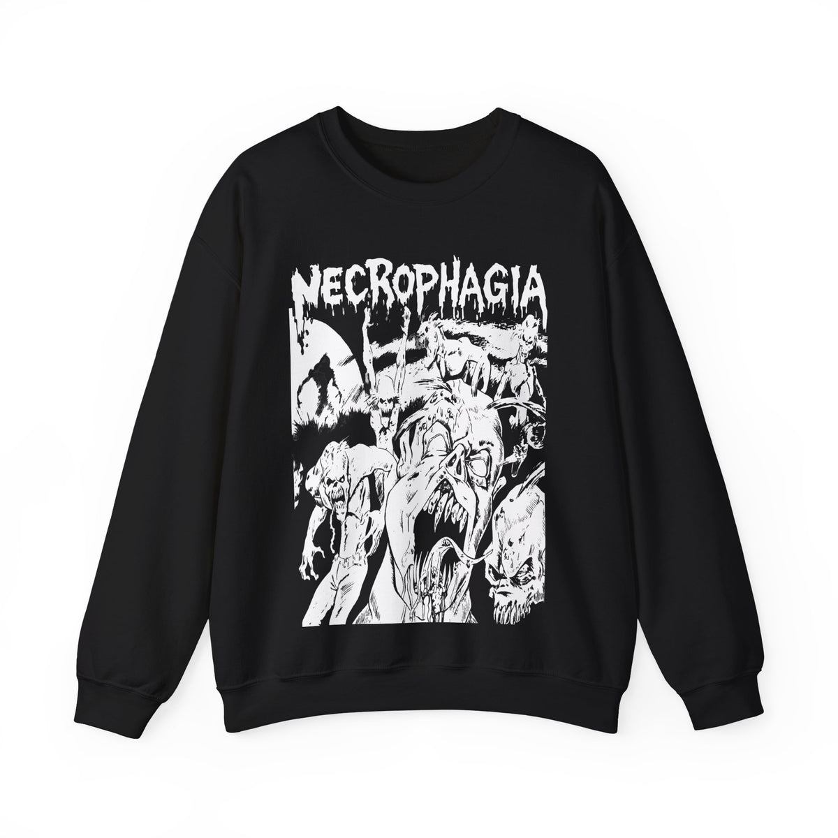 Necrophagia Nightmare Continues Crewneck Sweatshirt