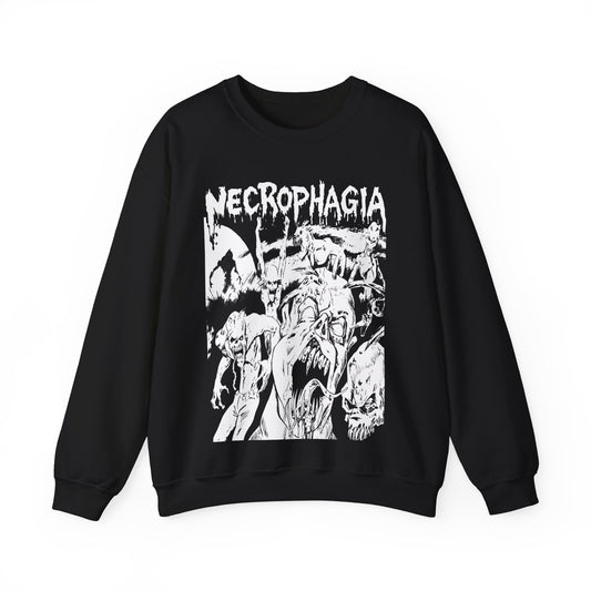 Necrophagia Nightmare Continues Crewneck Sweatshirt