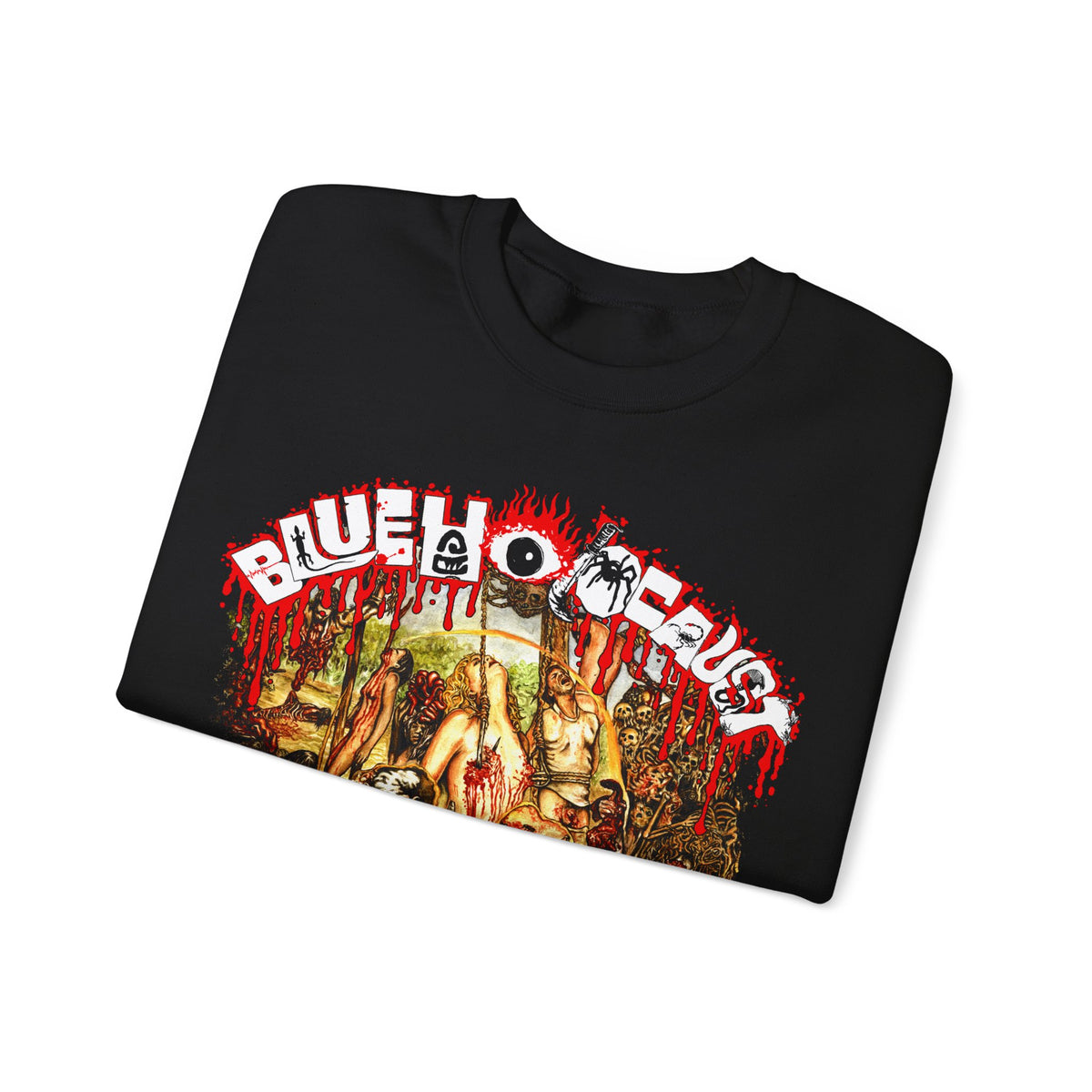 Blue Holocaust " Flesh For The Cannibal God " Sweatshirt