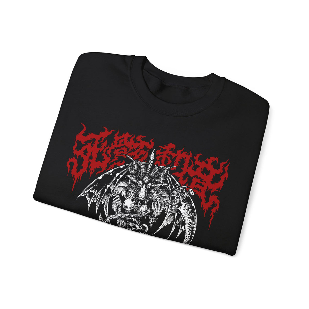 Necroharmonic " Kanji Death Metal " Crewneck Sweatshirt