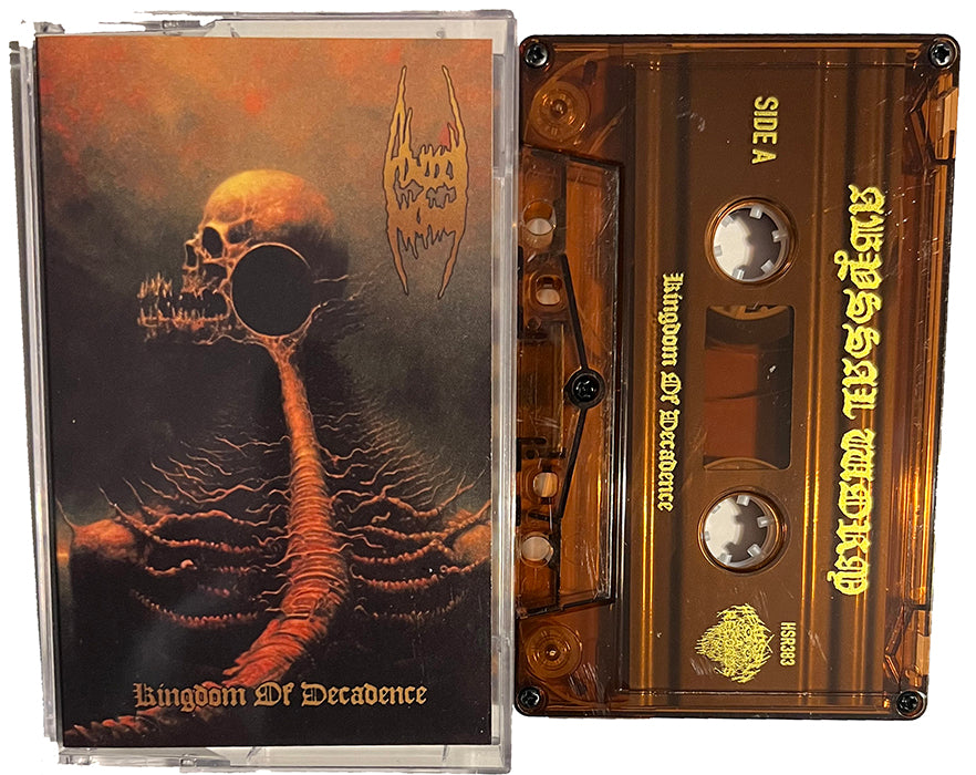 Abyssal Worm Kingdom of Decadence cassette tape death metal headsplit