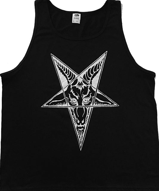 blackcraft black tank top dark evil T shirt tee satanic SATAN halloween goat costume