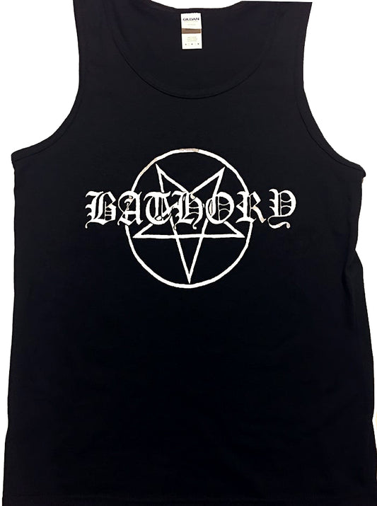 Bathory  " Logo " Black metal Tank top