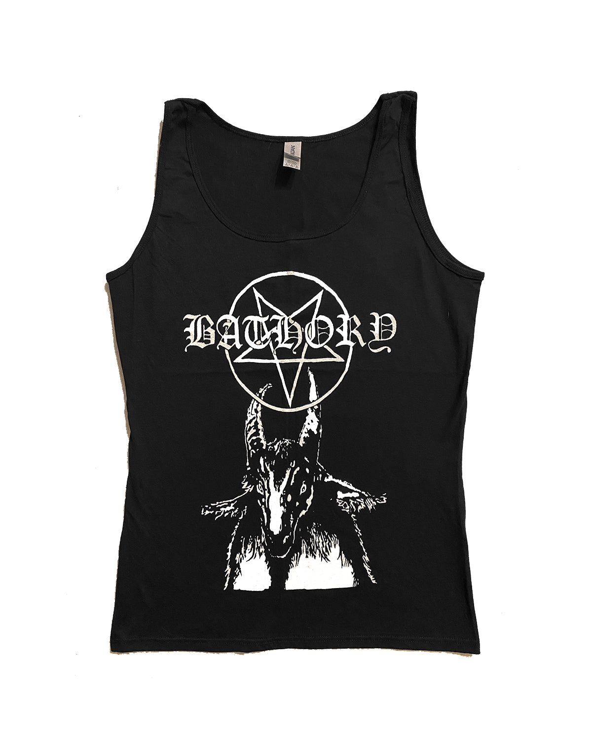 Bathory "Pentagram Goat" Ladies Black Tank top