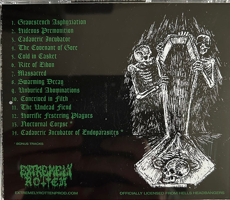 Cadaveric Incubator "Sermons of the Devouring Dead" CD