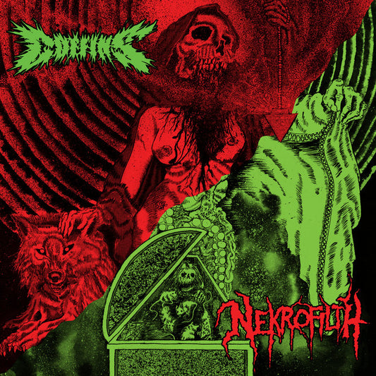 Coffins / Necrofilth Split CD