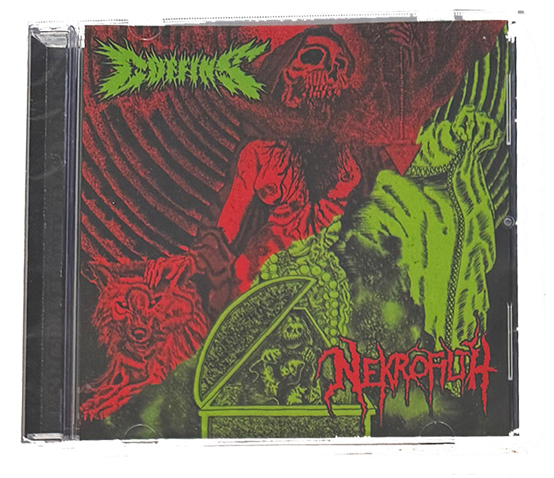 Coffins / Necrofilth Split CD