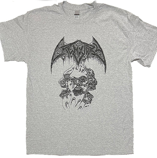 Crematory  " Three Faces "  Athletic Gray T shirt