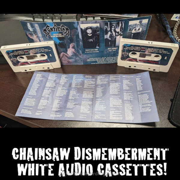 Mortician " Chainsaw Dismemberment " Cassette Tape necroharmonic
