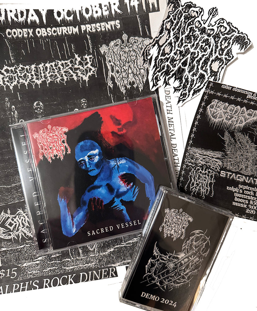 Ancient Death " Sacred Vessel  ": CD   + "Demo 2024  " cassette Combo