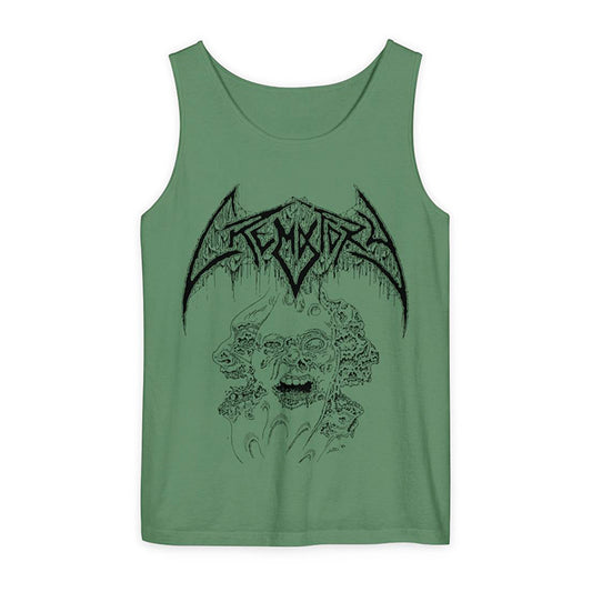 Crematory " Three Faces " Tank Top Green