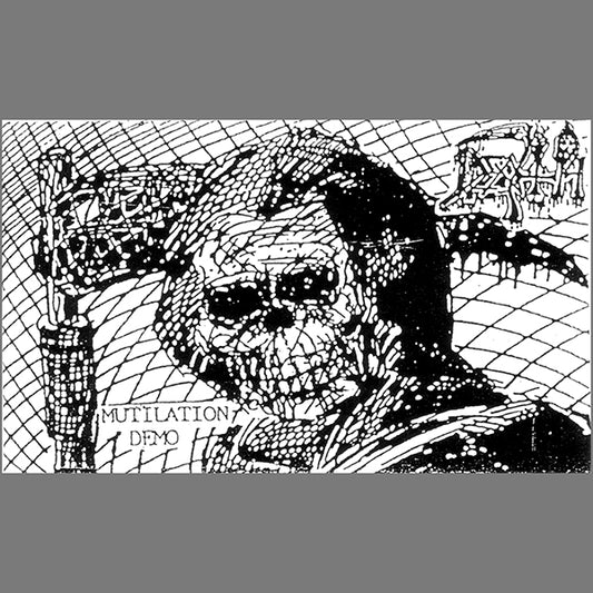 Death   Mutilation Demo Tape EARLY cassette cover flag