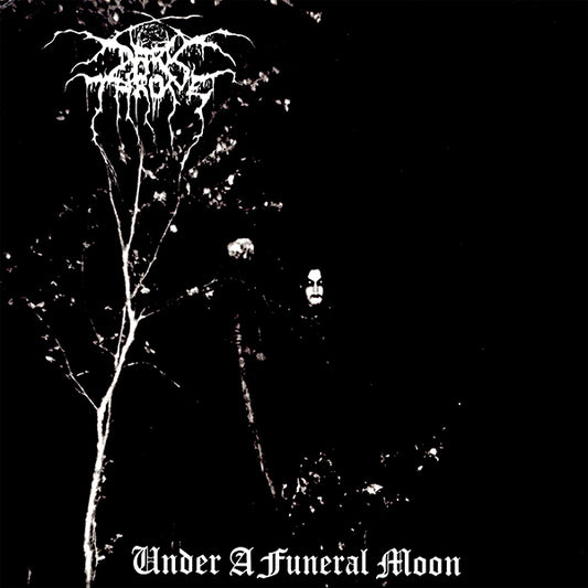 Dark Throne Under A Funeral Moon Flag Banner Tapestry