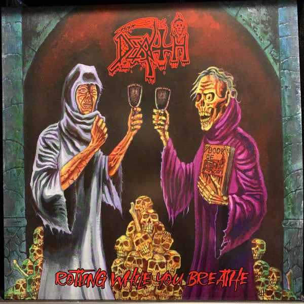 Death rotting while you breath LP reek of death death rare 1988 live 2 lp death metal rotting bootleg