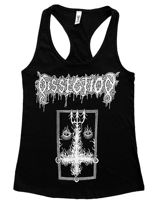 Dissection Demo  era art Jon Ladies Racerback Tank Top T shirt