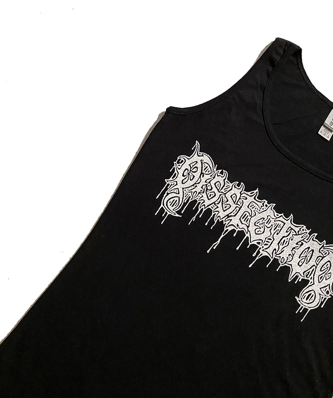 Dissection Ladies Logo Tank Top The Dissection Ladies Logo Tank Top metal icons of cult black / death