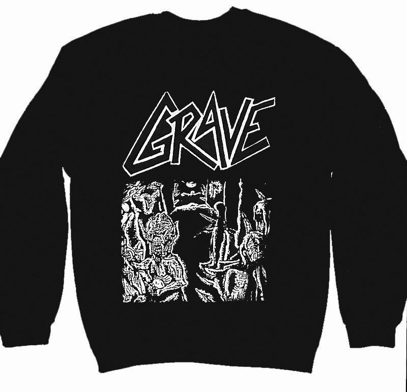 Grave " Anatomia Corporis Humani " Black Crewneck sweatshirt: Swedish Death metal