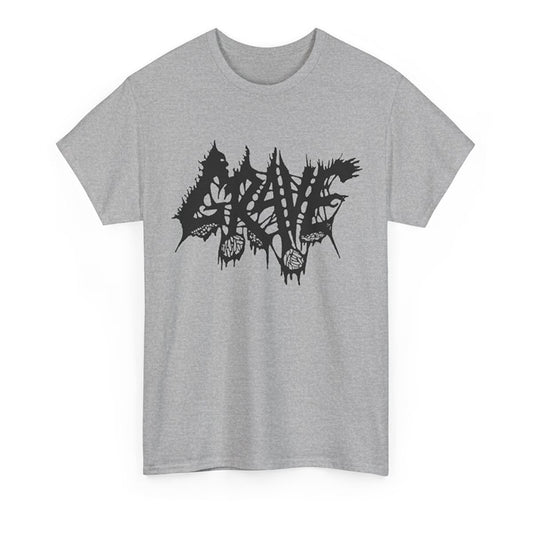Grave  Logo "  T shirt Athletic Gray